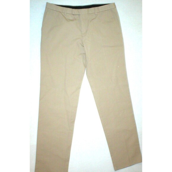 New Mens 42 RG NWT Designer Piombo Suit Beige Tan Italy 54 Cotton 36 35 Tall - Picture 2 of 16